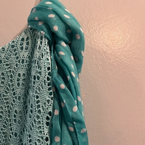 Design lab, Lord and Taylor Spaghetti strap lace dress​​​, size large - Picture 5 of 10